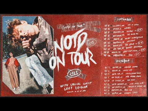 NOTD (LIVE) US TOUR TICKETS ON SALE NOW